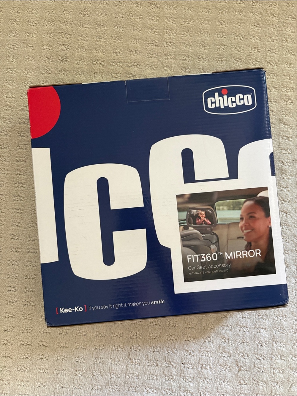 Chicco FIT360 Car Seat Mirror - New in Box